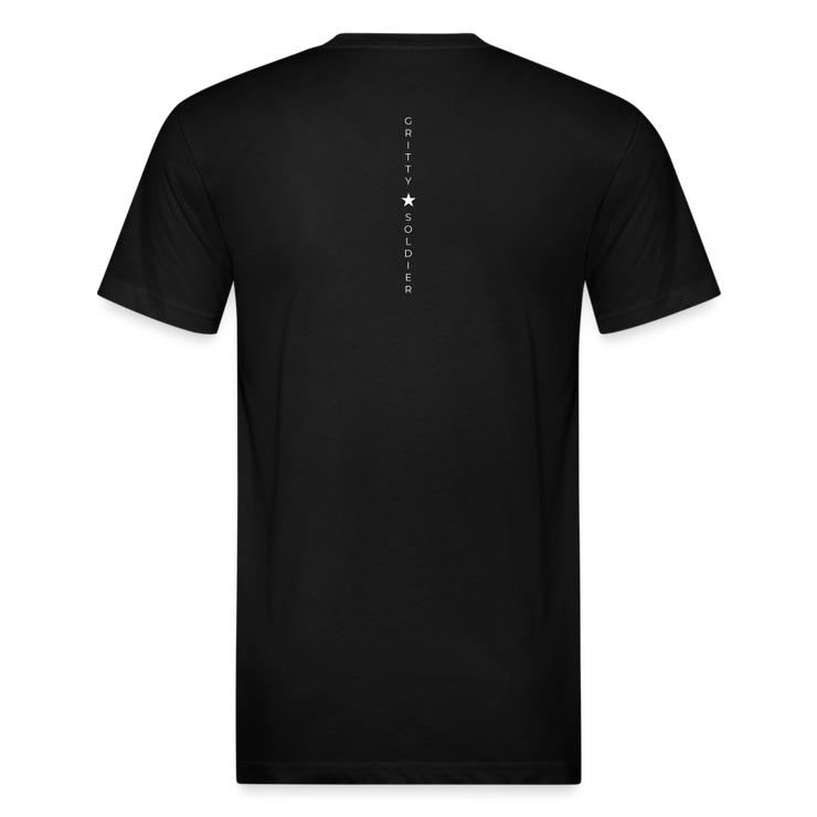 Run Fast, Lift Heavy T-Shirt - black