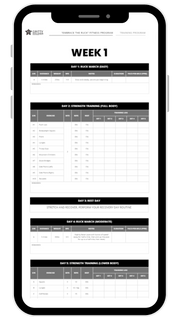 Sample Rucking Program 8-Week