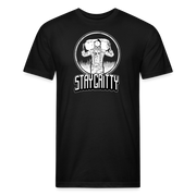 Stay Gritty Fitted T-Shirt - black