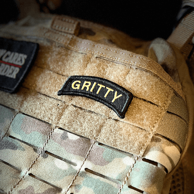 The Gritty Tab Velcro Morale Patch (Highest Quality, Lowest Cost