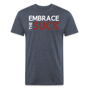 Embrace the Suck Fitted T-Shirt - heather navy
