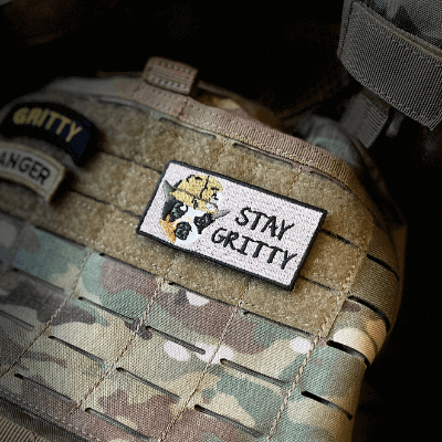 stay gritty Morale patch for tactical or crossfit training